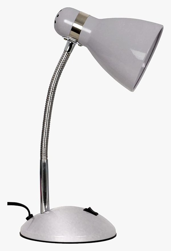 Lámpara Flexo de escritorio Megara 1xE27 (Plata)